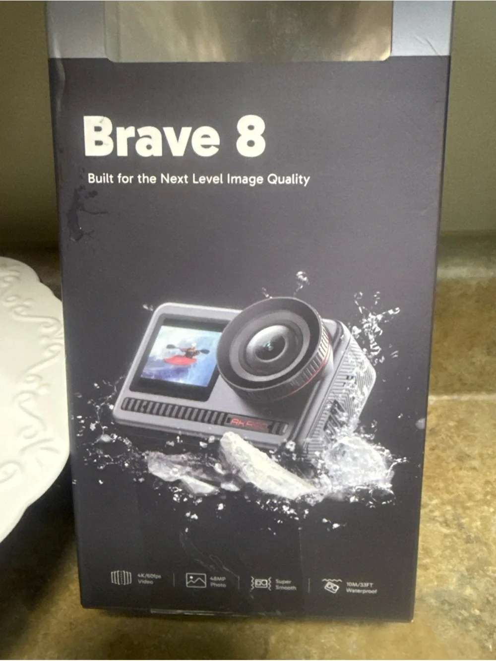 Brave 8 action camera 48mp super smooth image stabilizer 4k